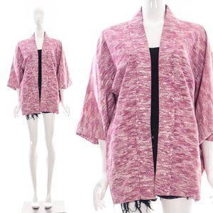 Pink Short Kimono Watercolor ABSTRACT Kimono  ADVANT GARDE Art Print Kimono